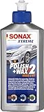 SONAX XTREME Polish+Wax 2 Hybrid NPT (250 ml) schonende Politur mit mittlerer Wirkung für regelmäßig gepflegte Lacke | Art-Nr. 02071000